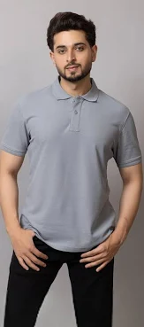 Classic Gray Polo Shirt