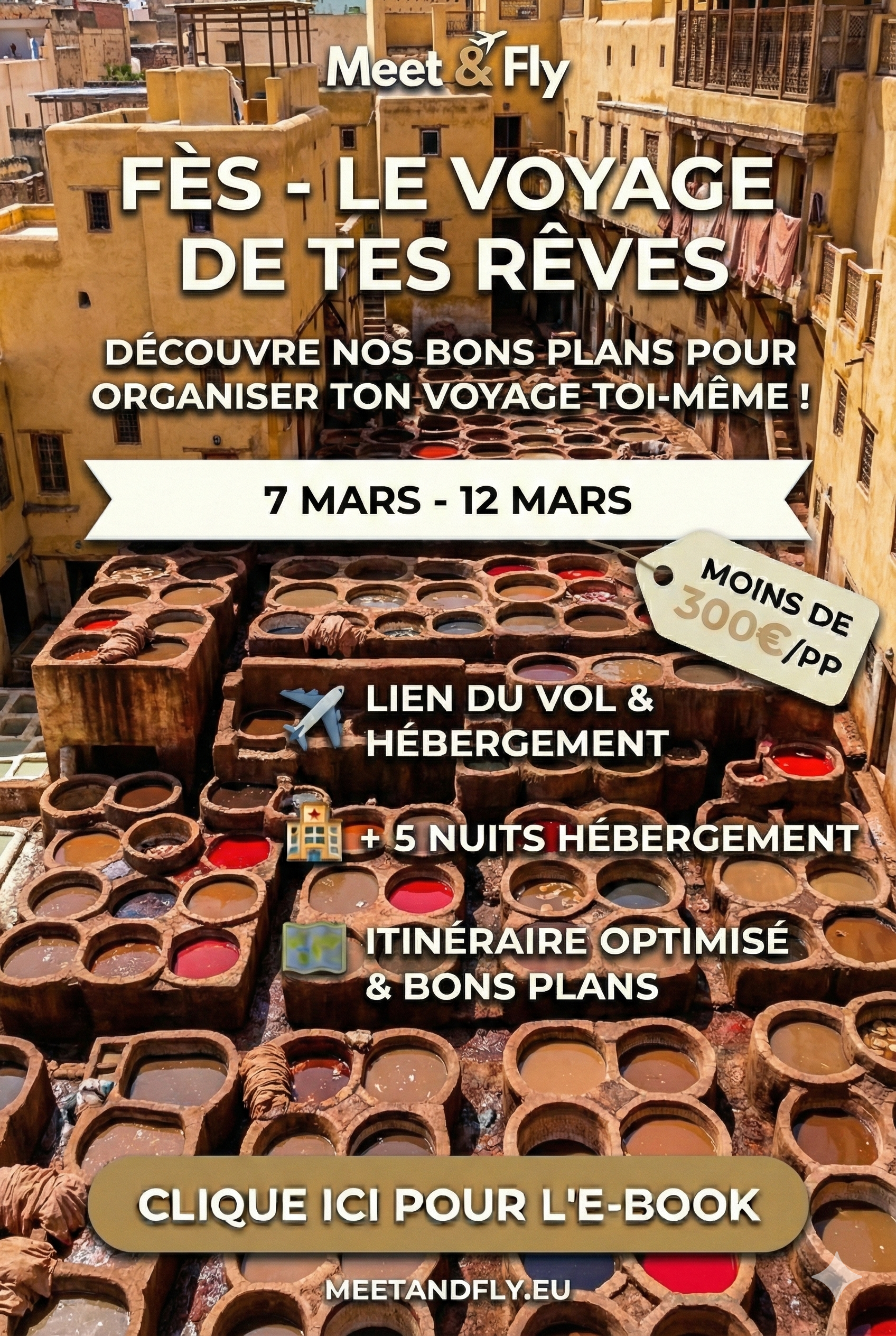 ✈️ Fès — Le Maroc Intemporel 🇲🇦