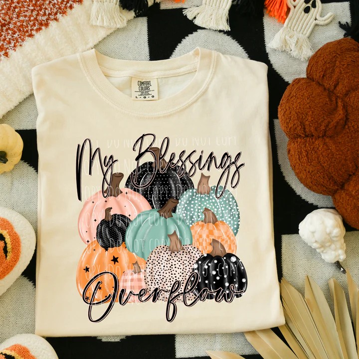 My Blessings Overflow Fall T-Shirt