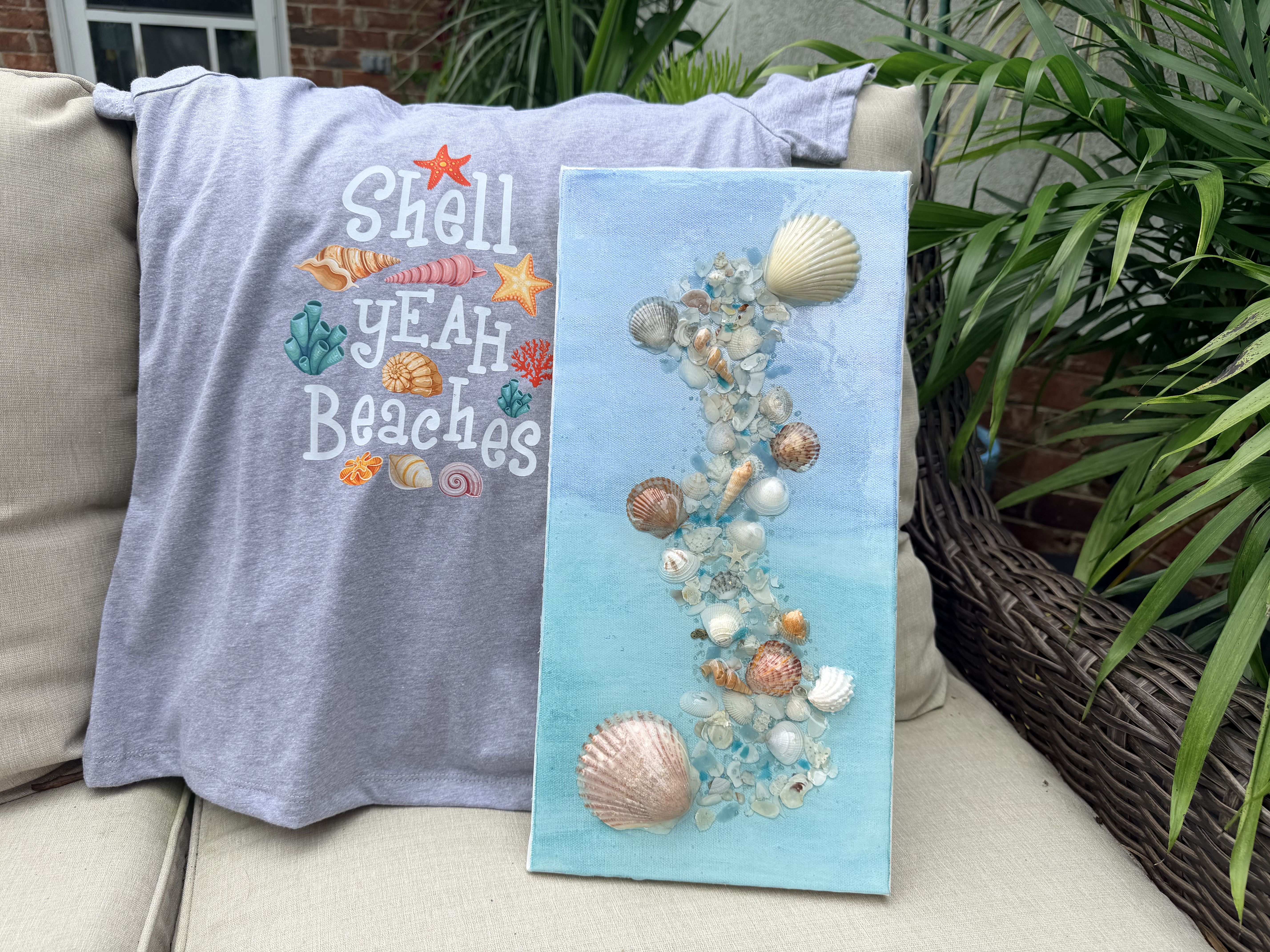 Seashell Art Canvas
