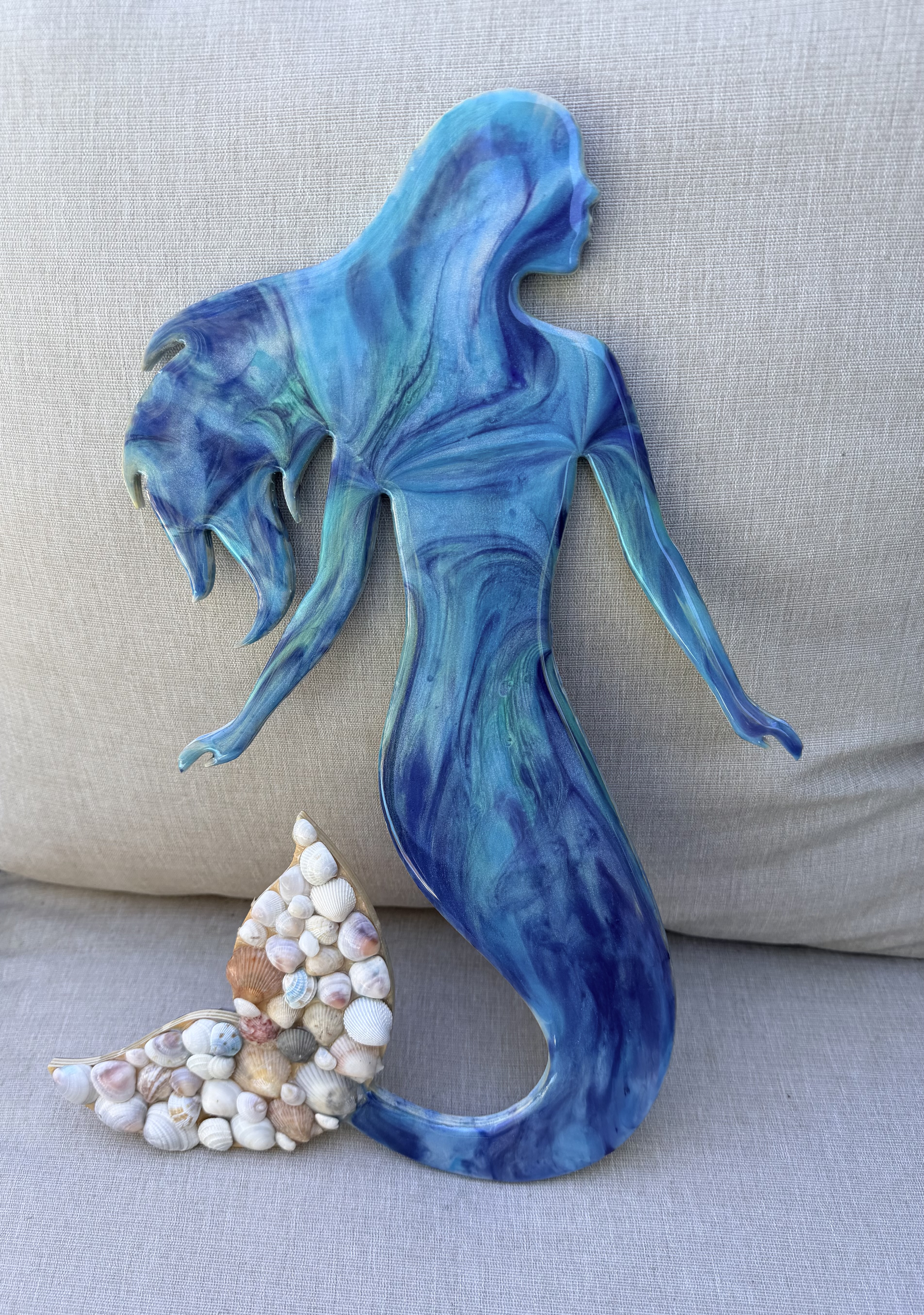 Handcrafted Mermaid Wall Art