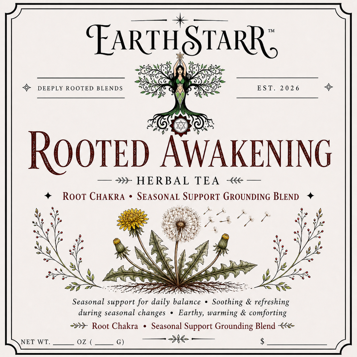 Rooted Awakening Herbal Tea