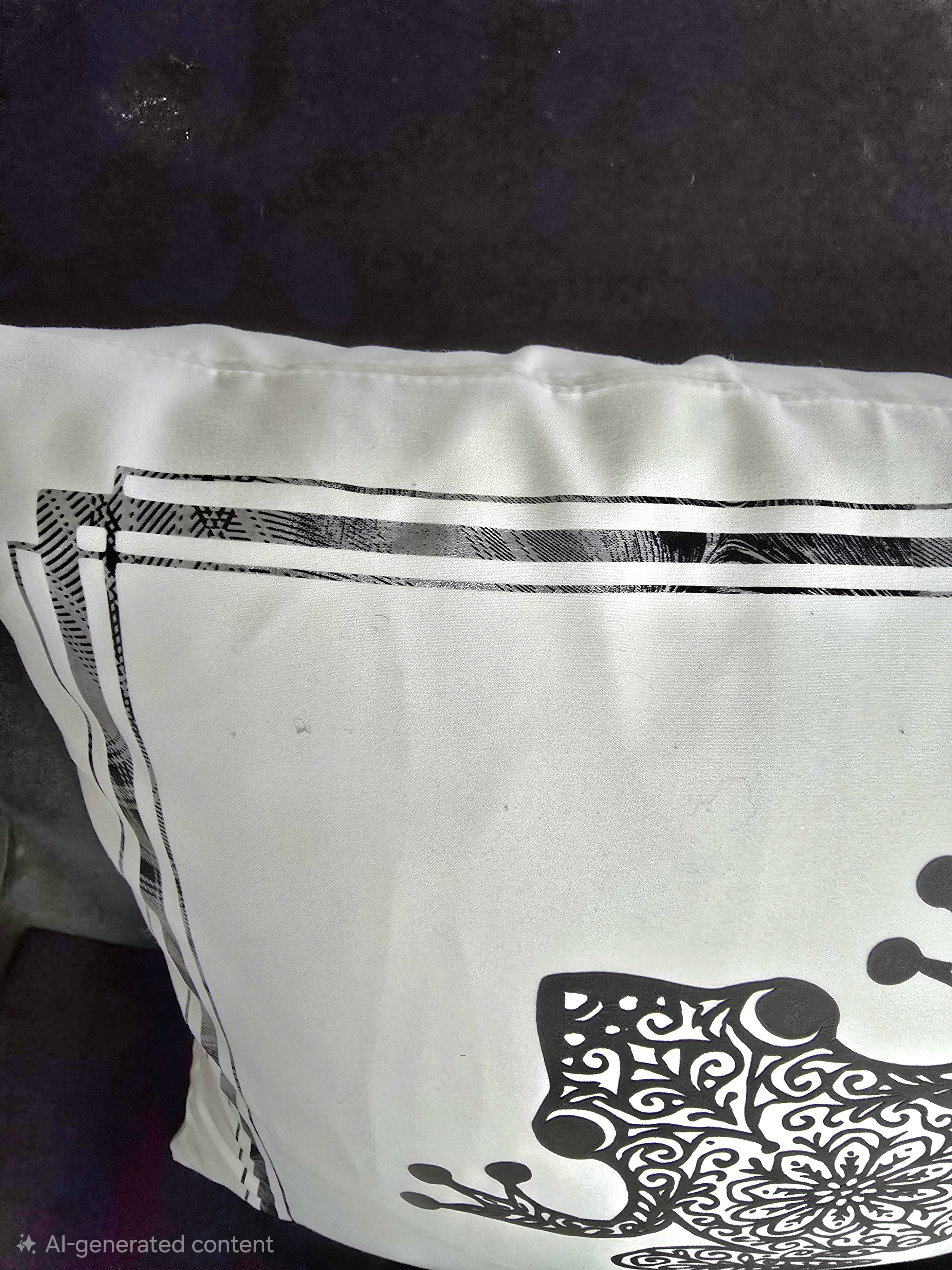 Gray & White Coqui Pillow