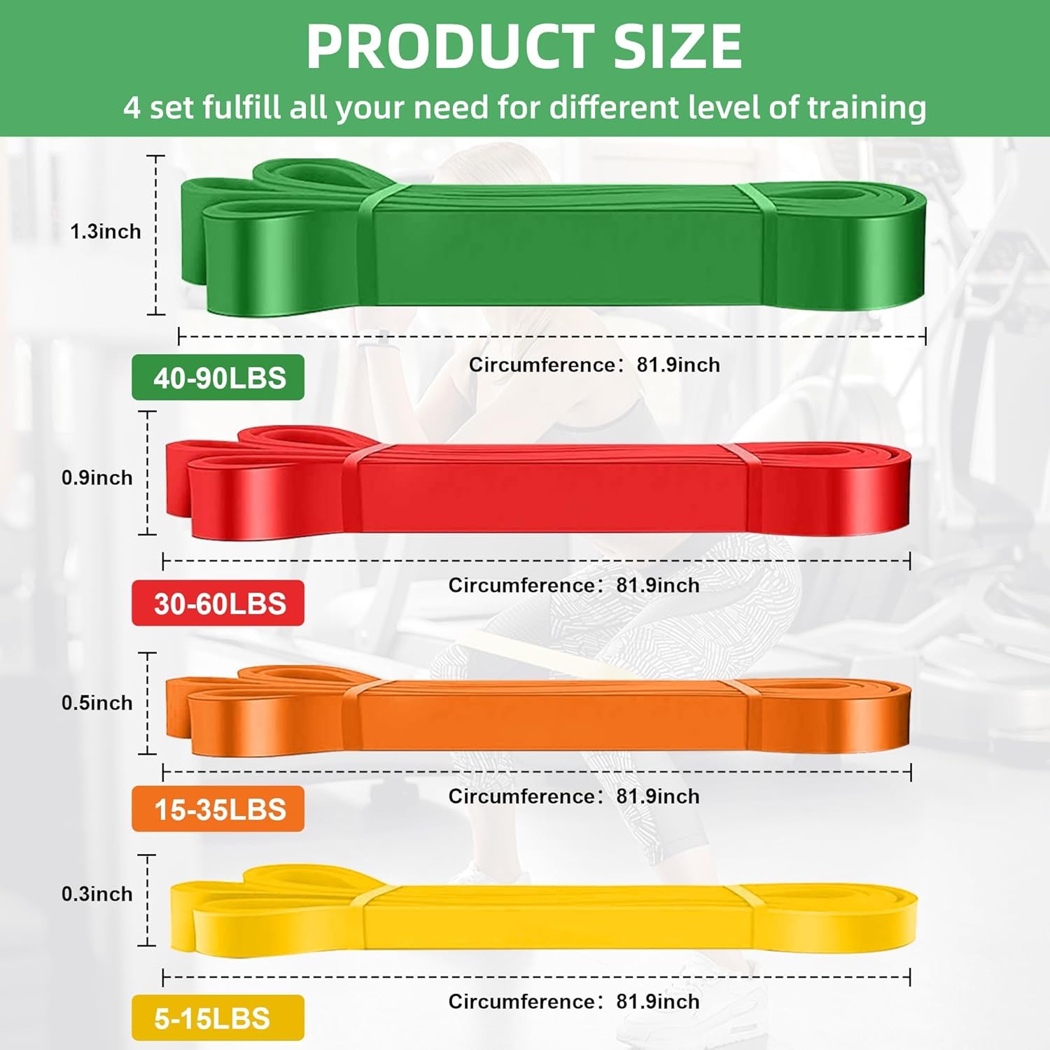 Workout Resistance Bands Set