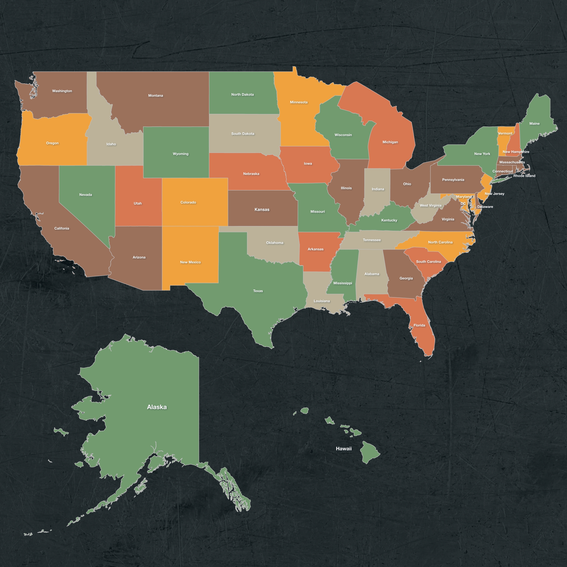 USA Shape File for DaVinci Resolve