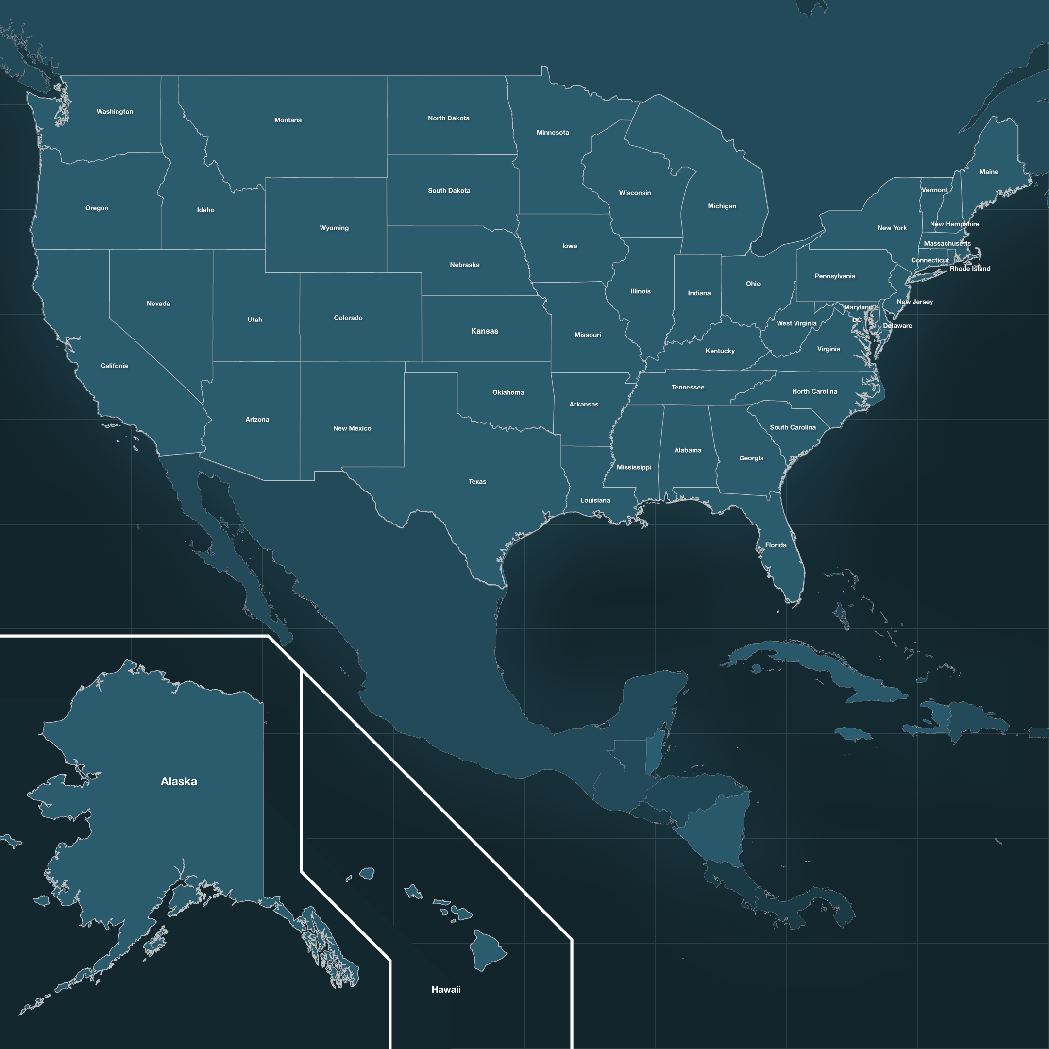 USA Shape File for DaVinci Resolve