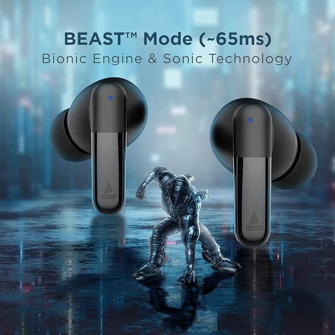 BoAt Airdopes 172 Stunning Black Refurbished-Excellent Condition