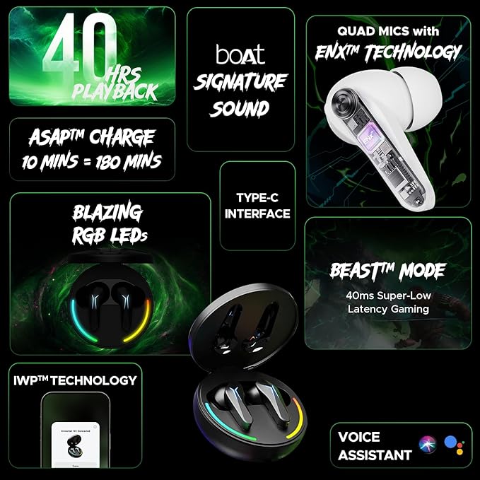 BoAt Immortal 141 black sabre Preowned-Excellent Condition