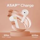 BoAt Airdopes 131 Crimson Cream Preowned-Excellent Condition