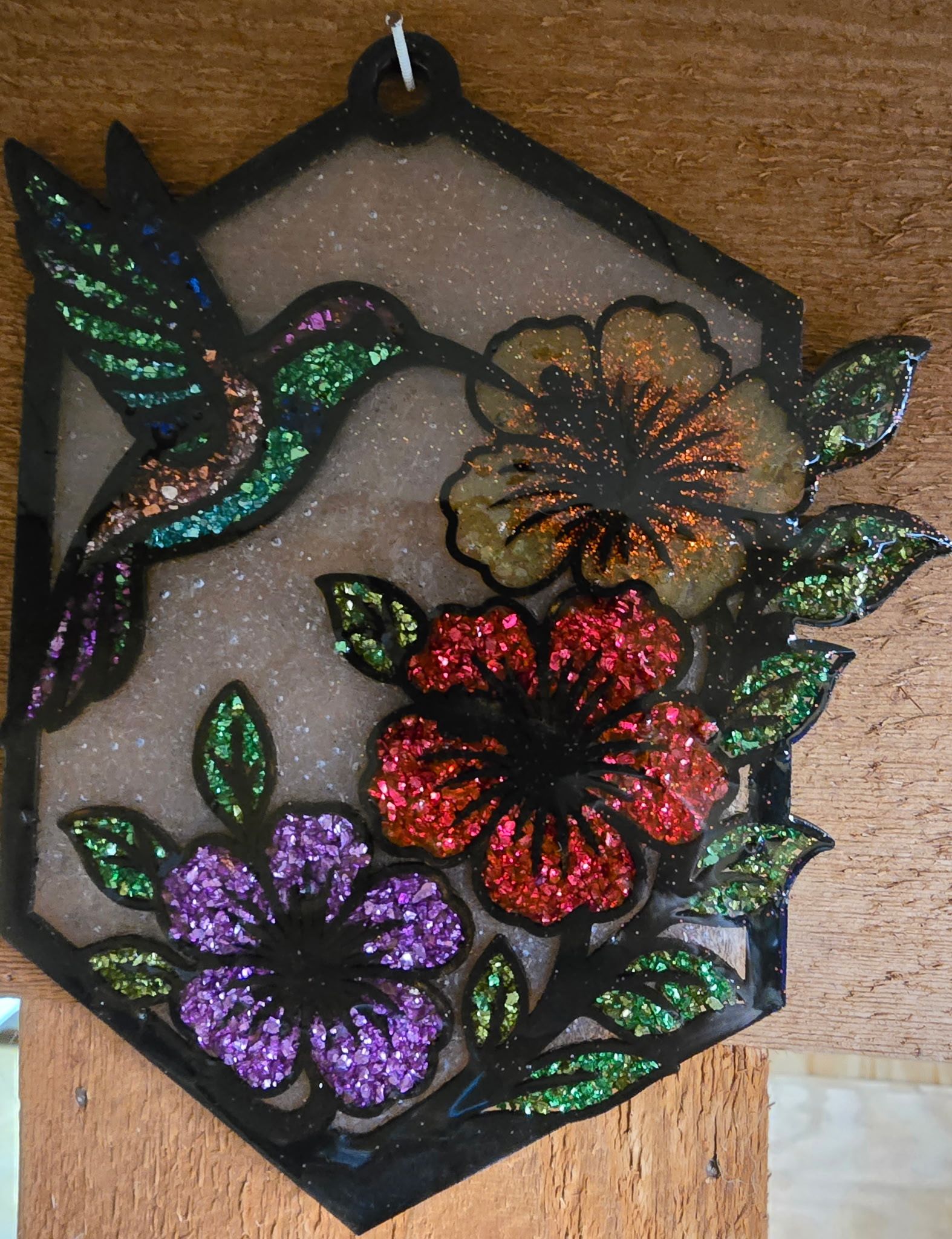 Crushed Glass & Resin Suncatcher Workshop