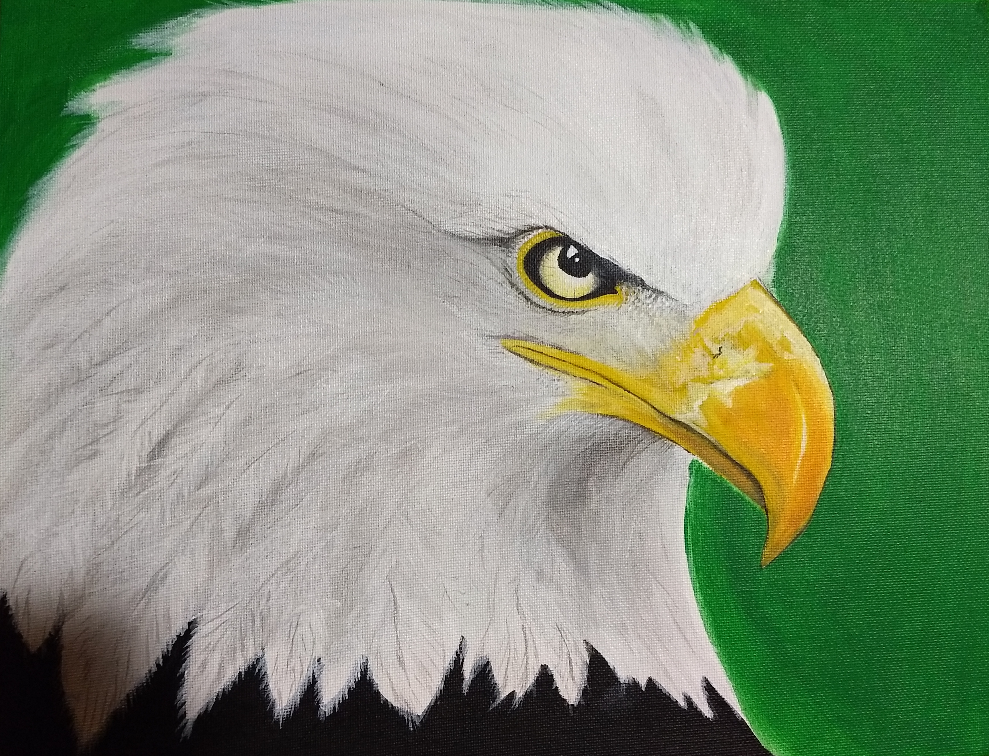 Majestic Gaze – Bald Eagle Original Painting