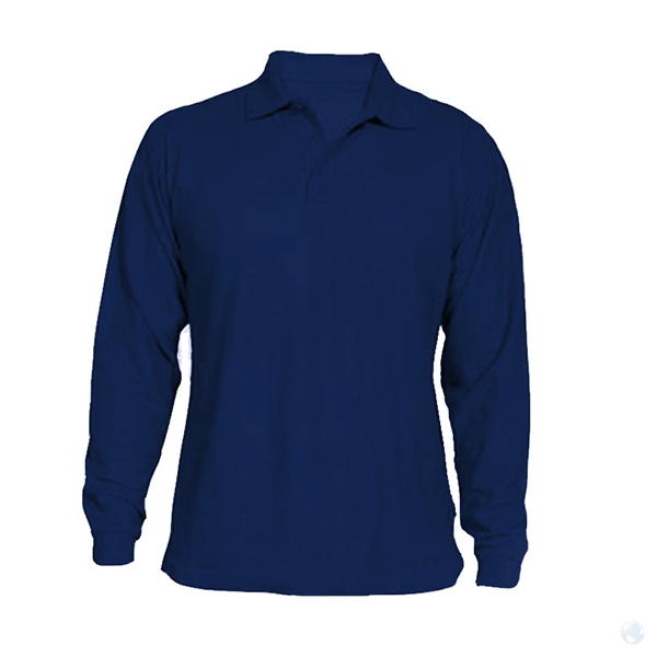 Camiseta tipo polo manga larga