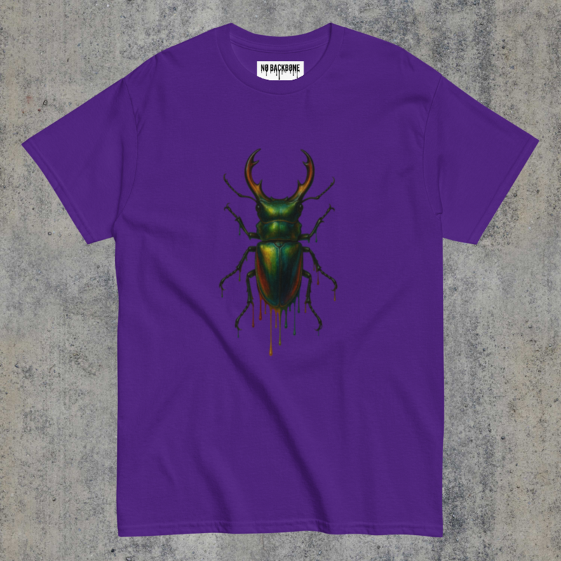 Rainbow Stag Beetle Tee, Unisex - Drip Collection