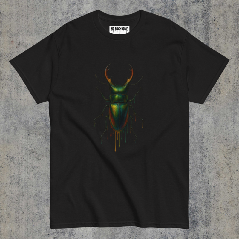 Rainbow Stag Beetle Tee, Unisex - Drip Collection