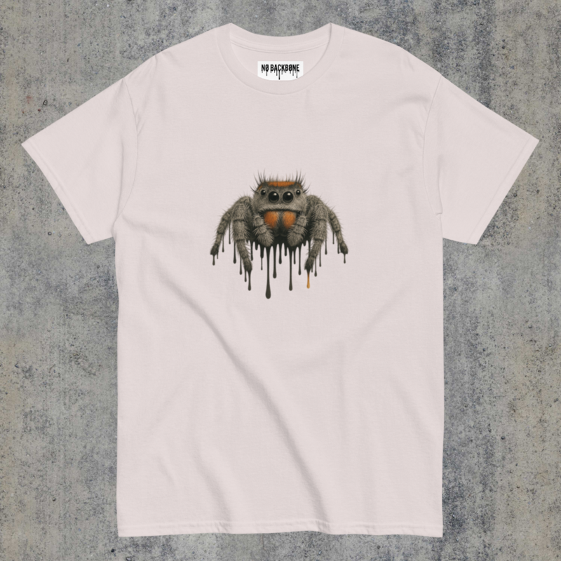 Jumping Spider (Light) Tee, Unisex - Drip Collection