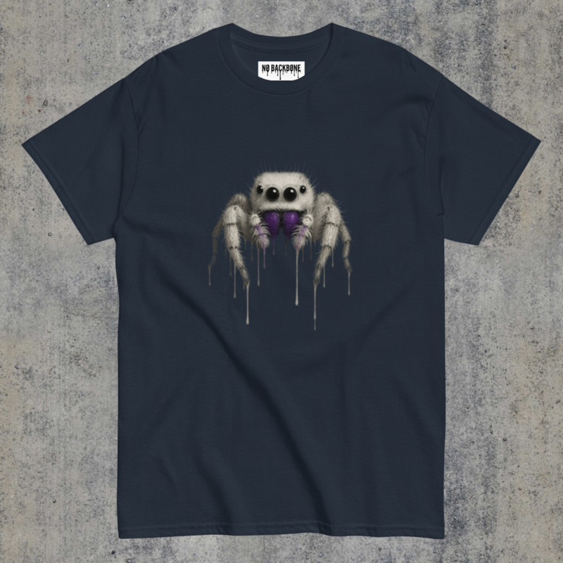 Jumping Spider (Dark) Tee, Unisex - Drip Collection