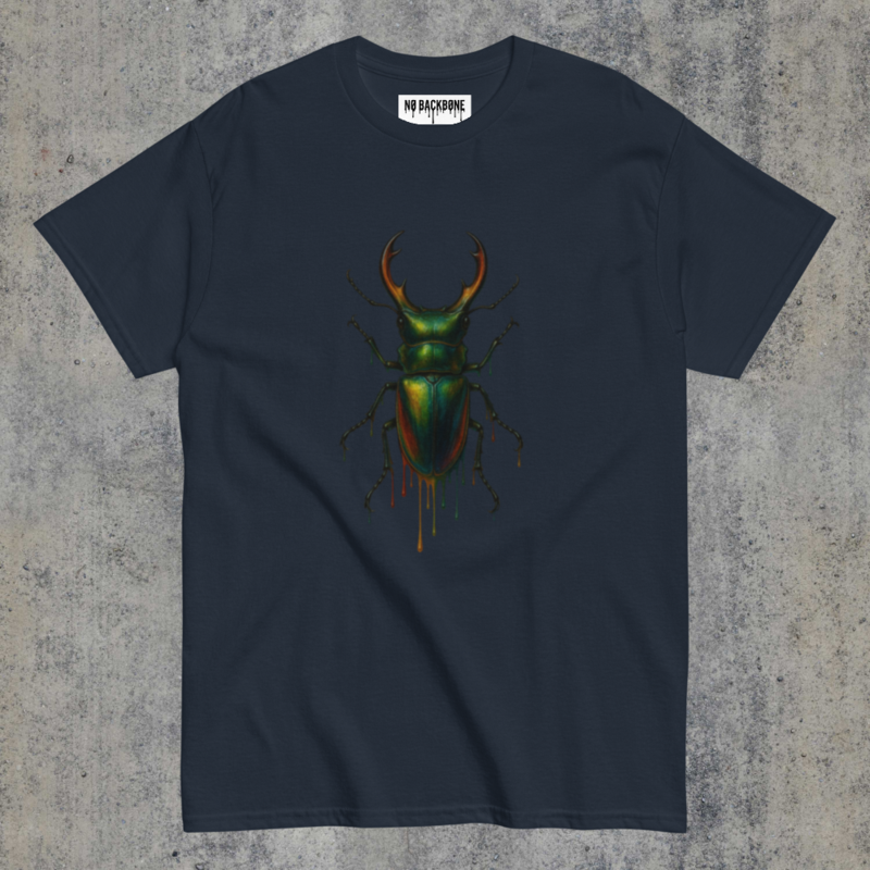 Rainbow Stag Beetle Tee, Unisex - Drip Collection