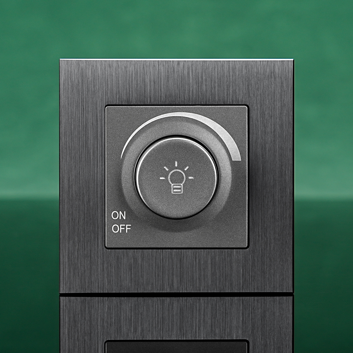 Rotary lysdempersbryter