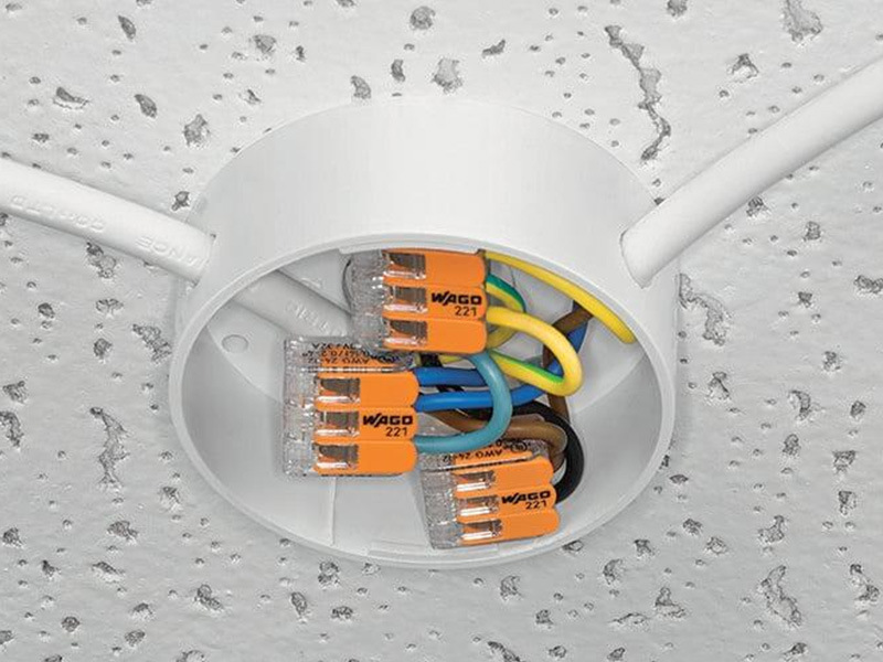 Wago koblingsklemme 221-413 3-leder