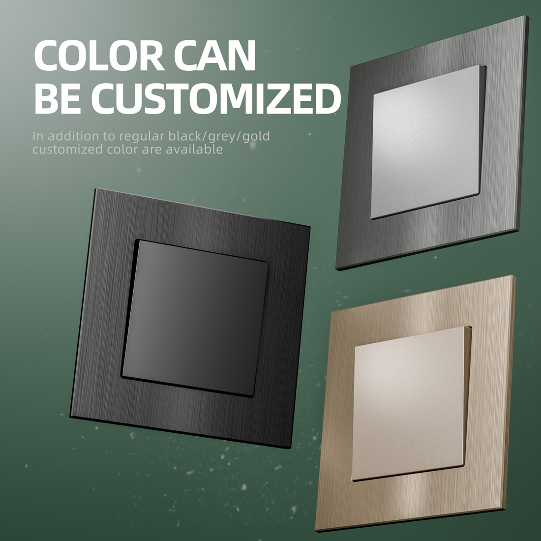 Moderne veggbryter S-serien