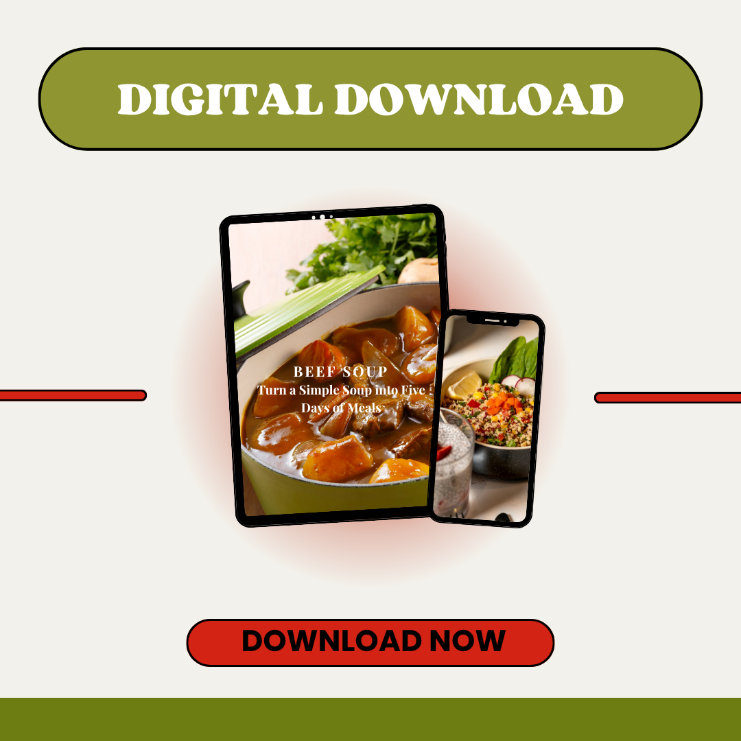 Beef Soup- Five meals