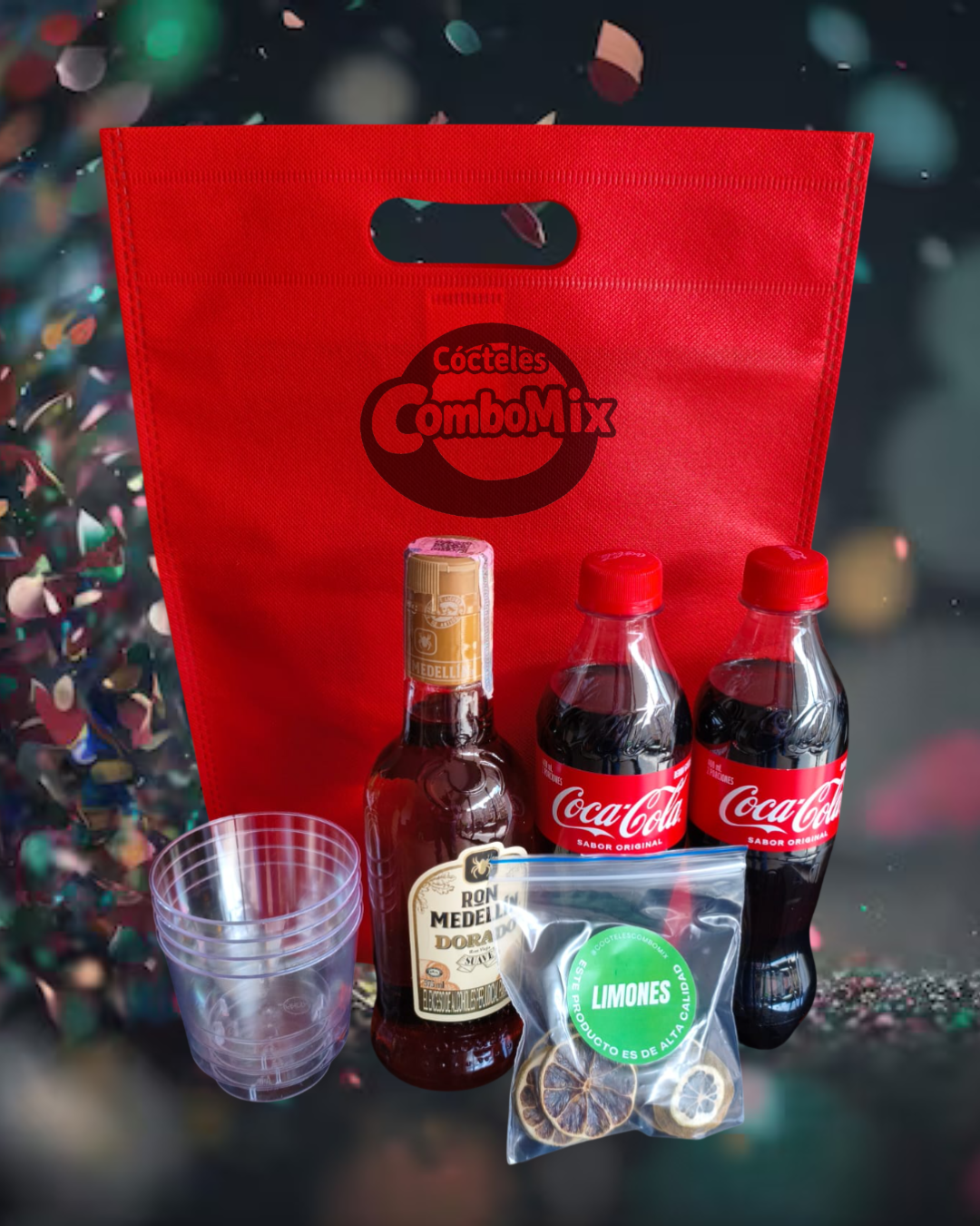 Cóctel Cuba Libre  sin botellón 