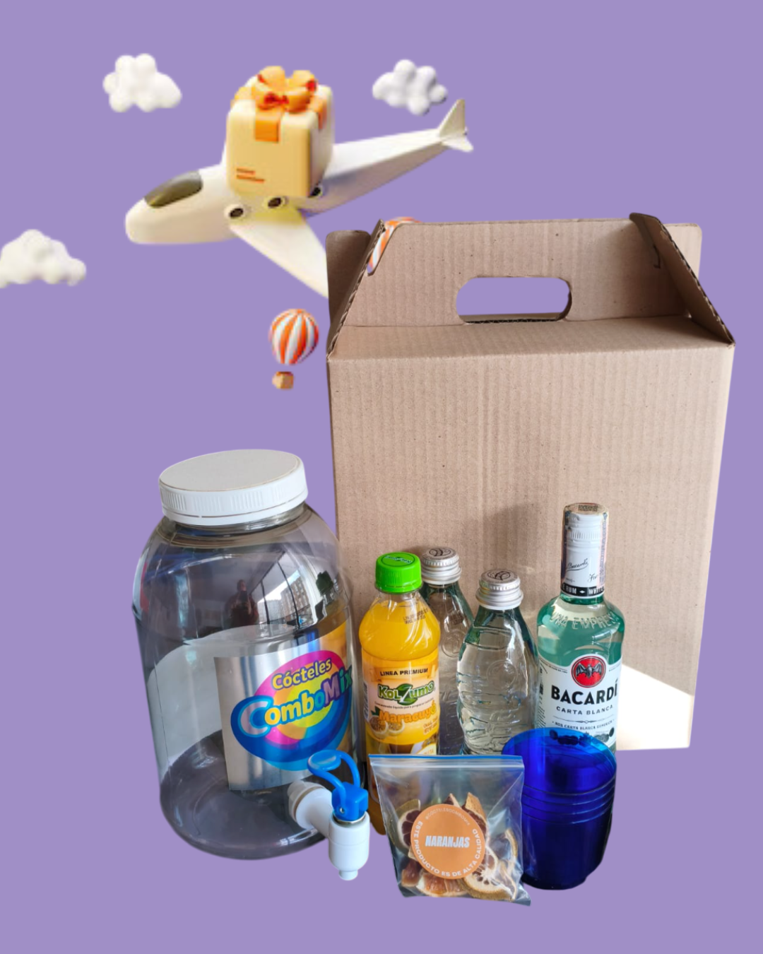 Cóctel Ron Pasión para envío 