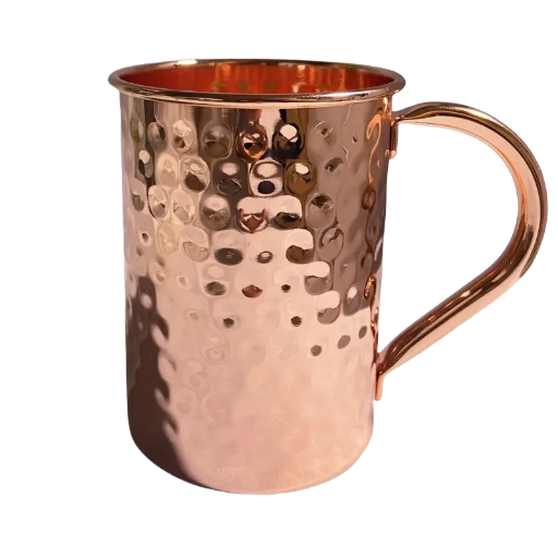 Gobelet en cuivre martelé