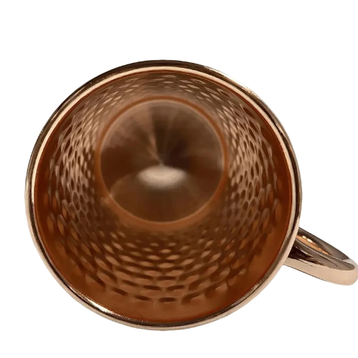 Gobelet en cuivre martelé