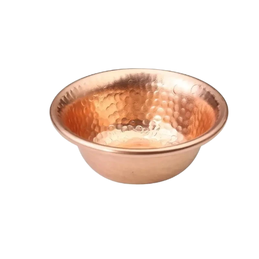 Bol en cuivre martelé