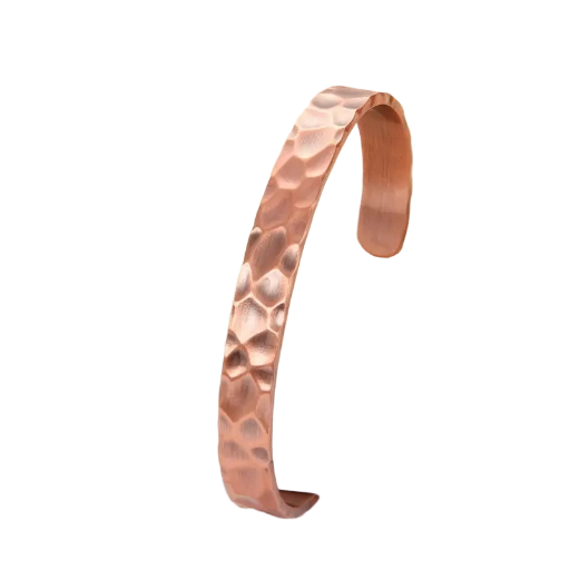 Bracelet en cuivre martelé
