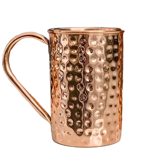 Gobelet en cuivre martelé
