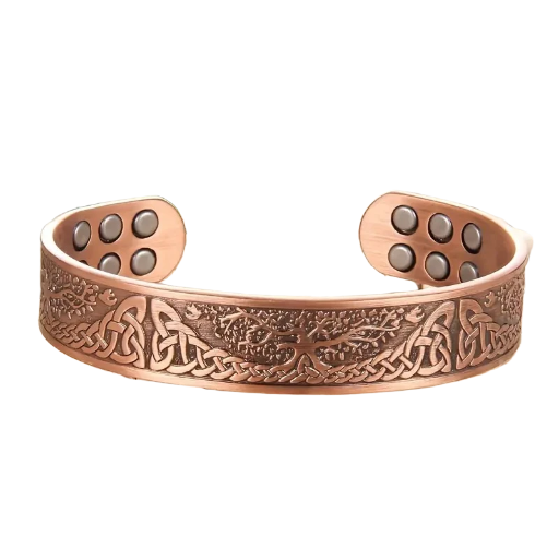 Bracelet cuivre Arbre de Vie celtique