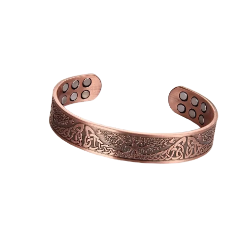 Bracelet cuivre Arbre de Vie celtique