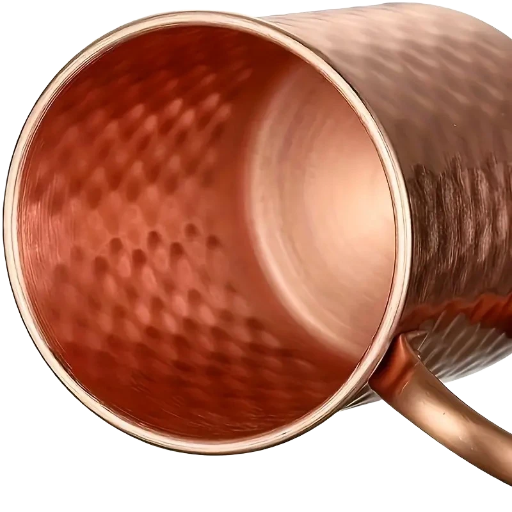 Gobelet en cuivre martelé