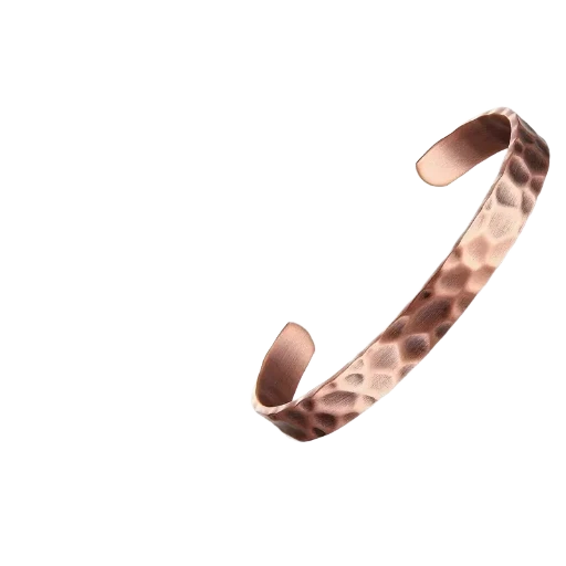Bracelet en cuivre martelé