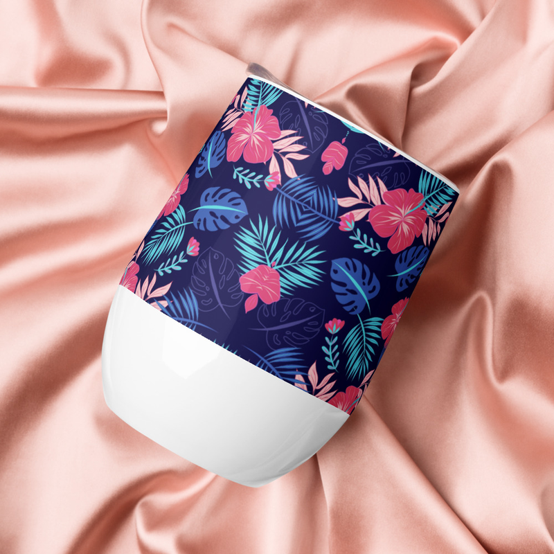 Tasse à motif tropical