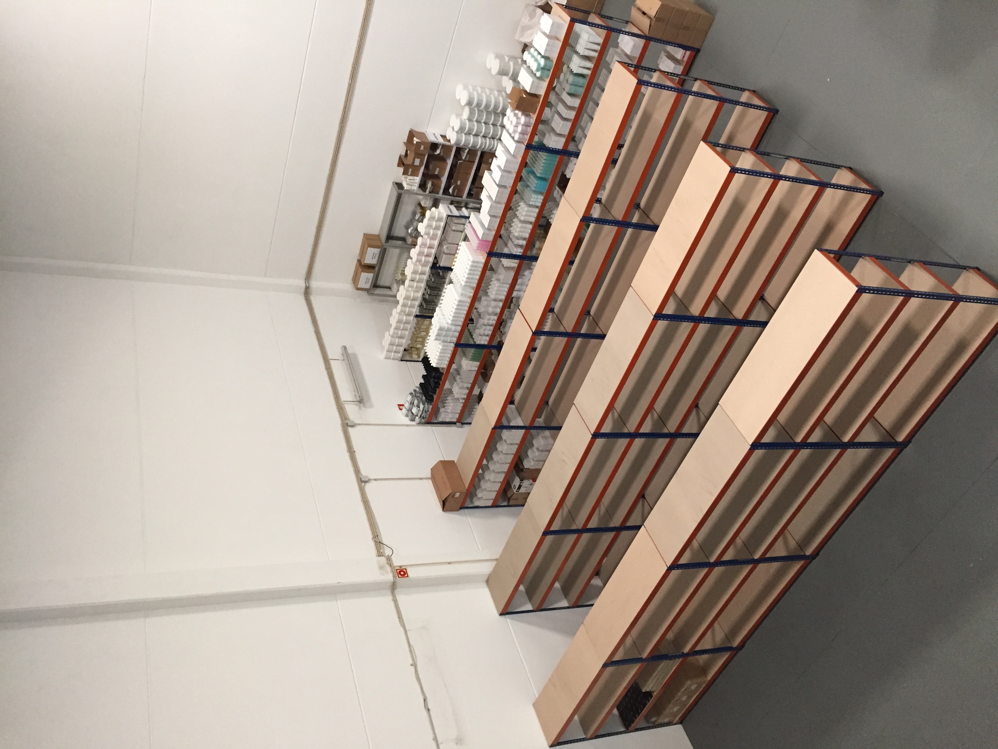 Estante industrial de armazenamento