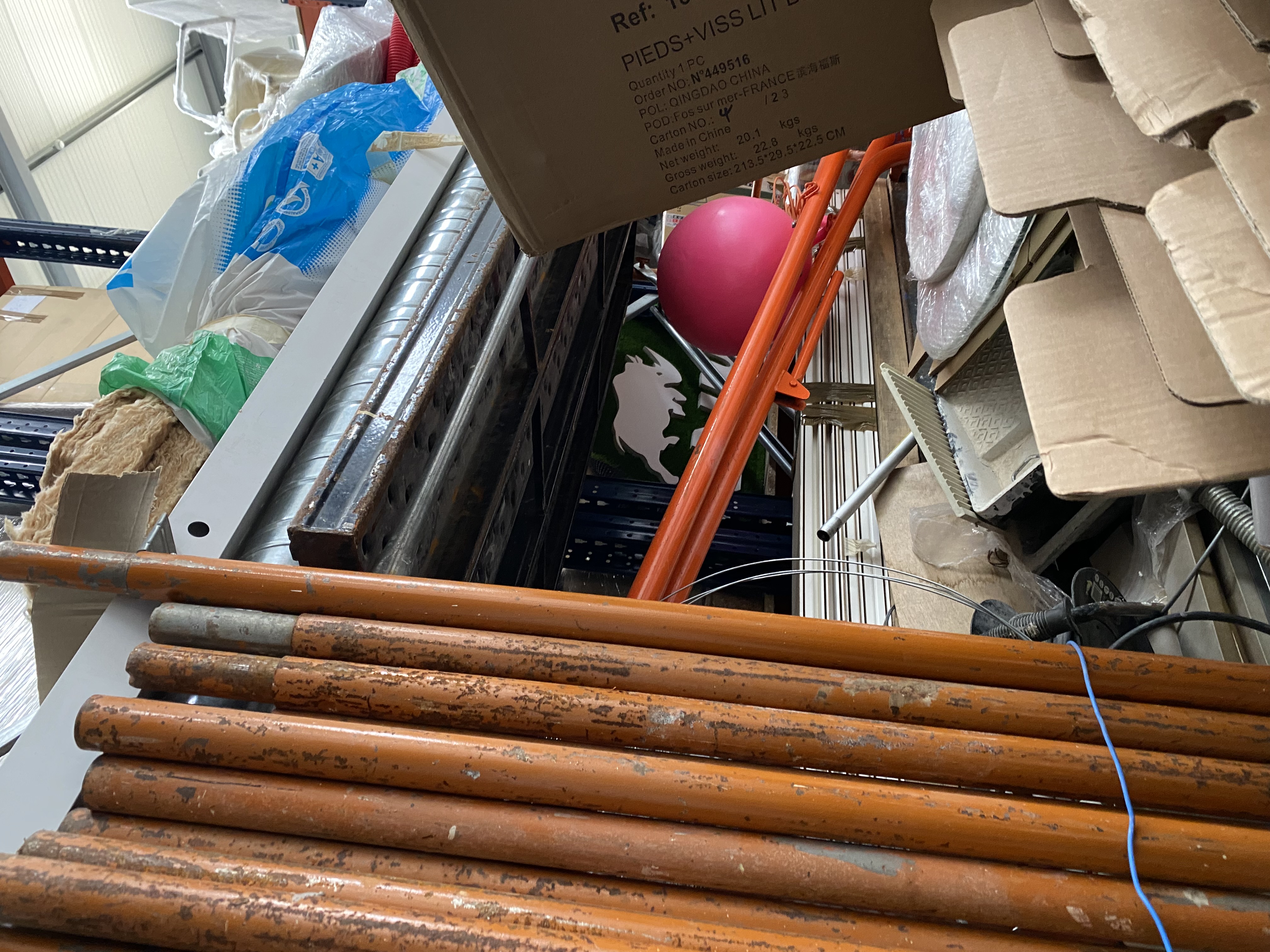 Andaimes para construção