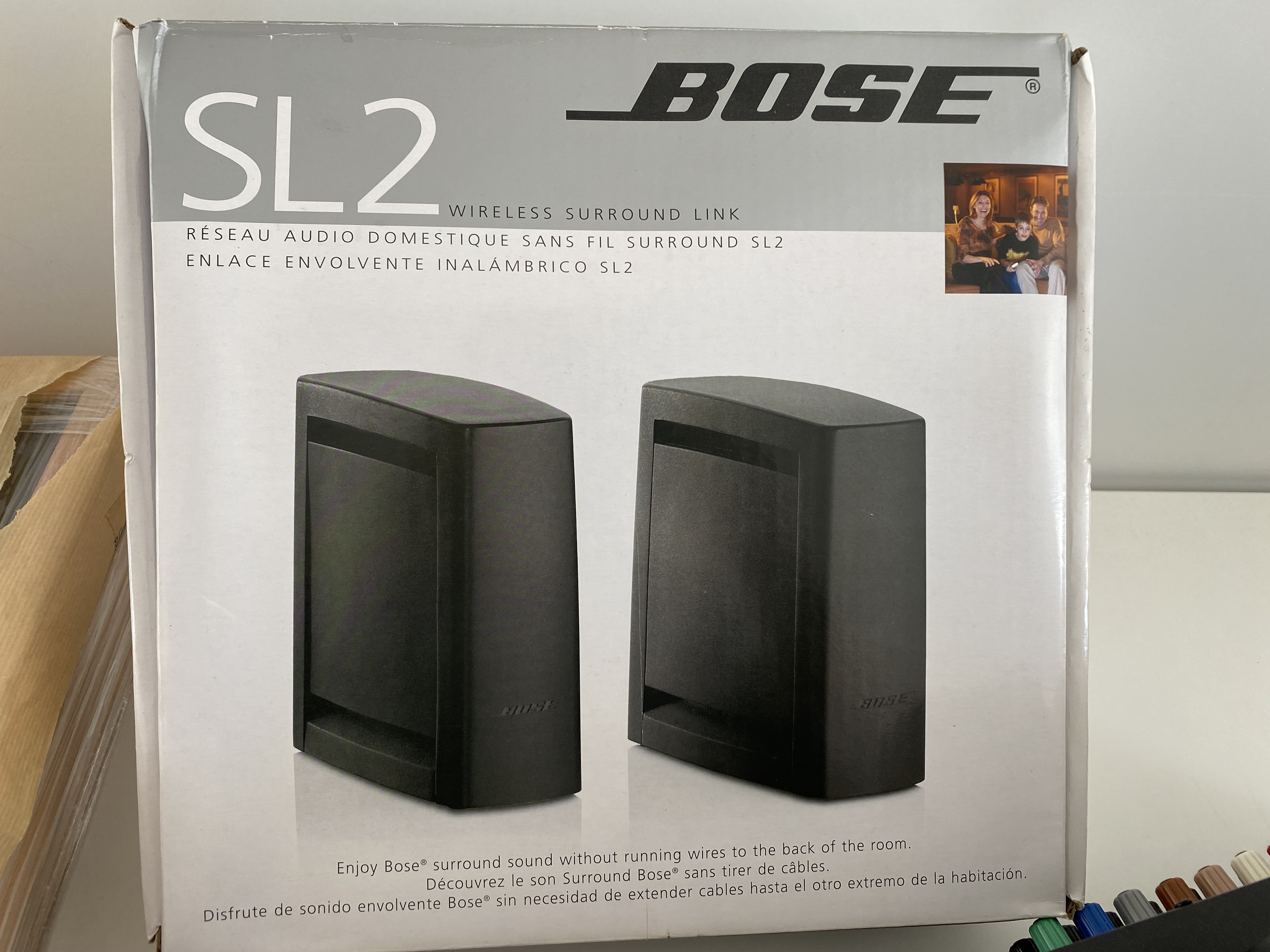 Sistema de Som Bose com Receiver Harman Kardon