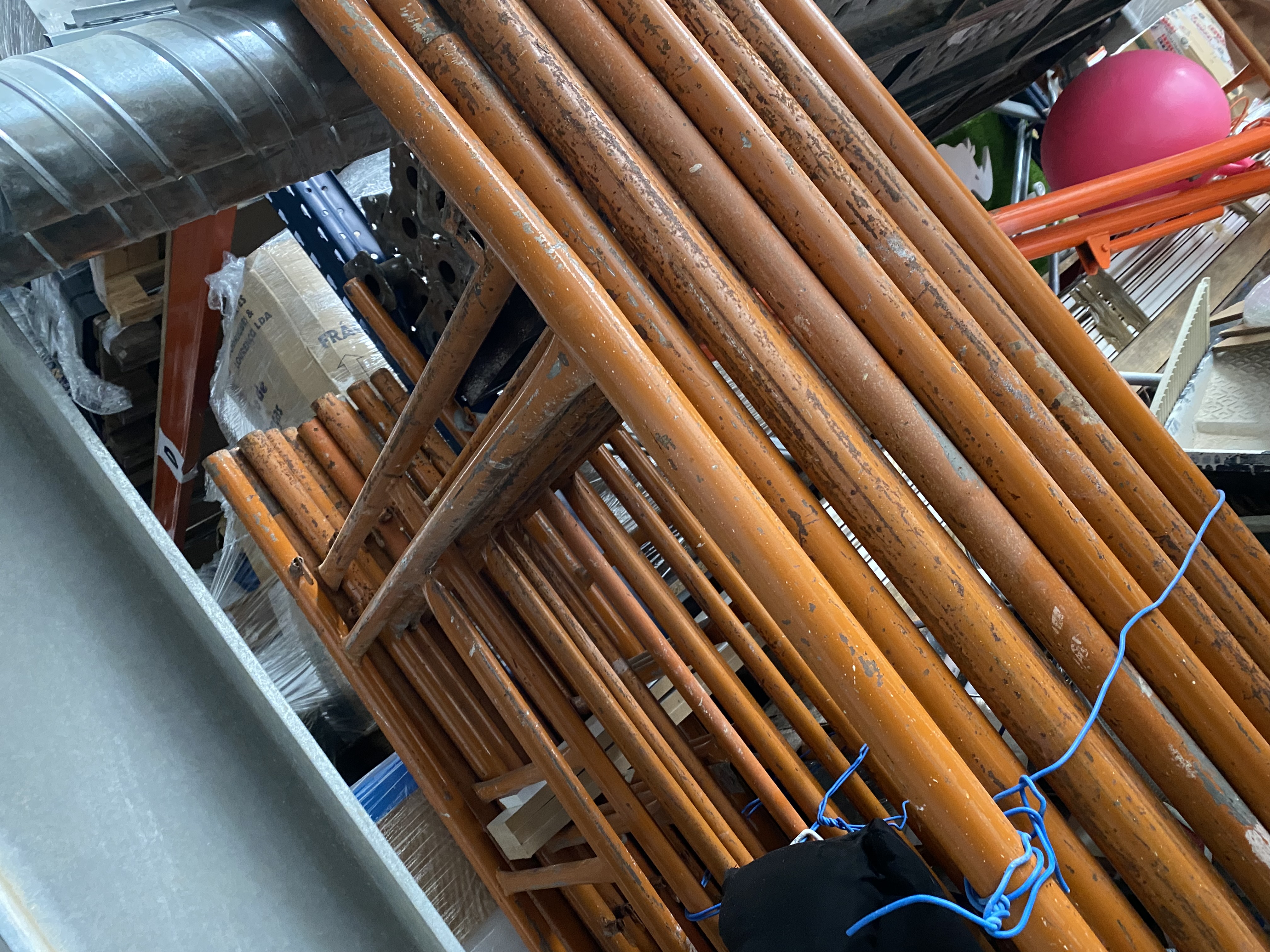 Andaimes para construção