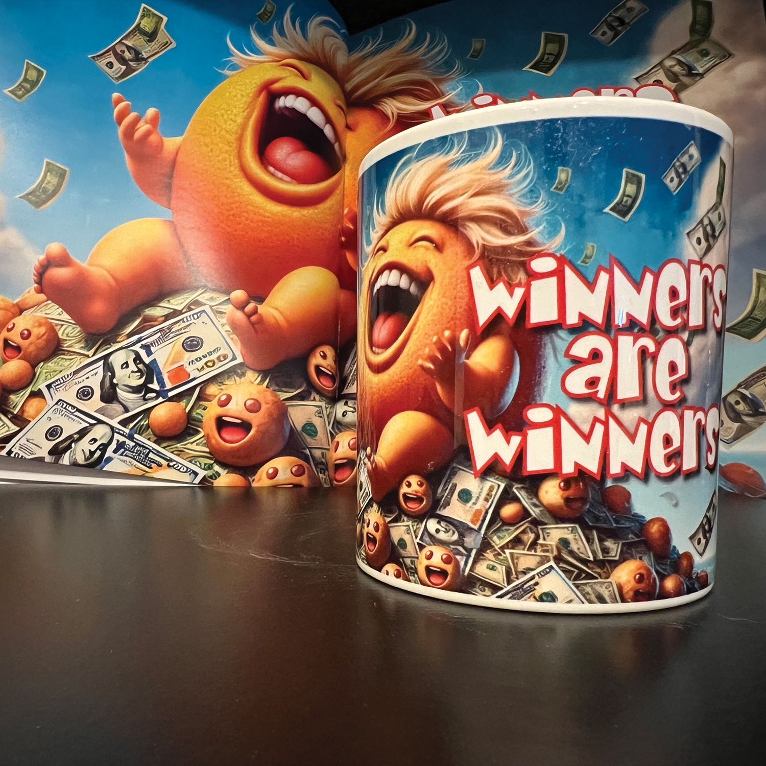 "Winners Are Winners" coffee mug