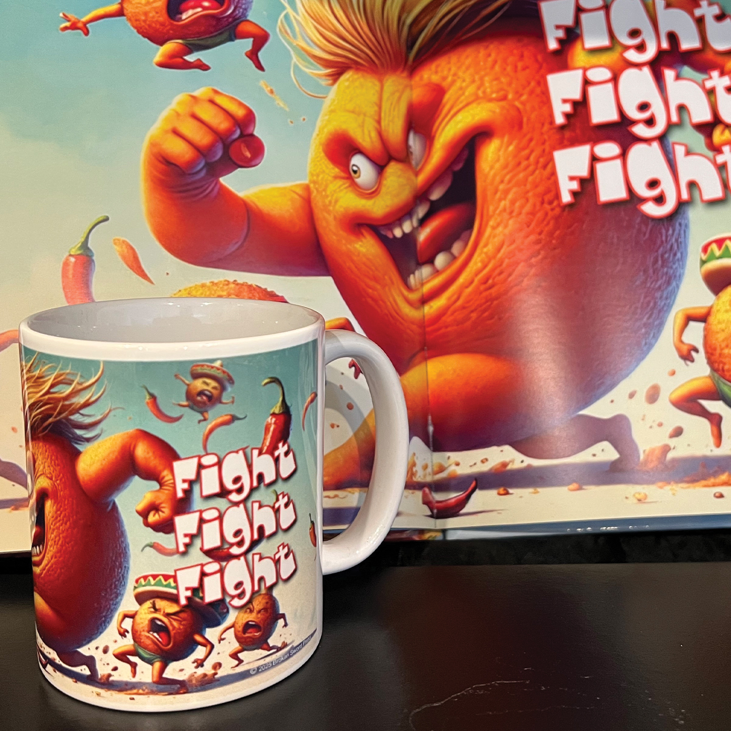 "Fight Fight Fight" coffee mug