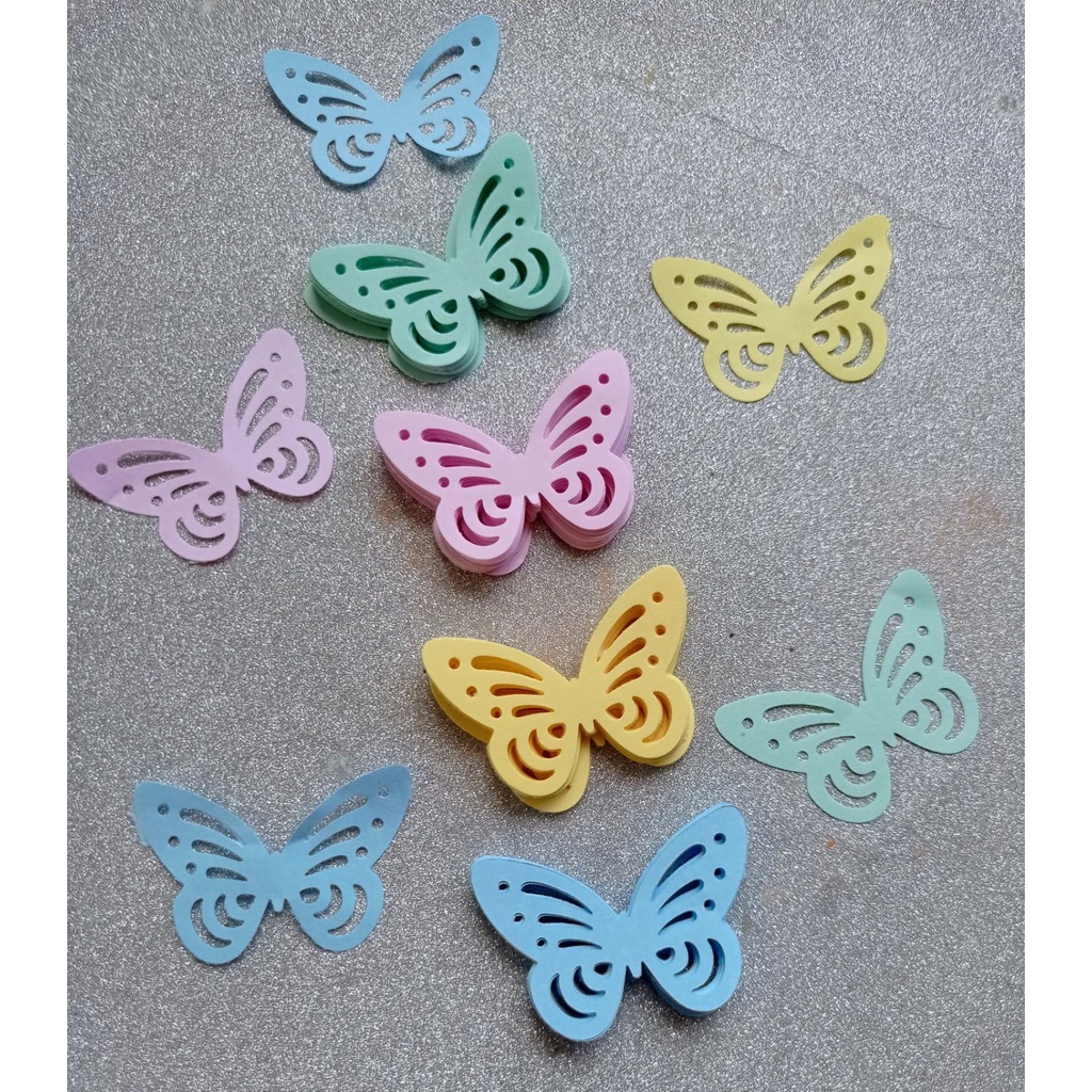 BORBOLETA DE PAPEL C/10