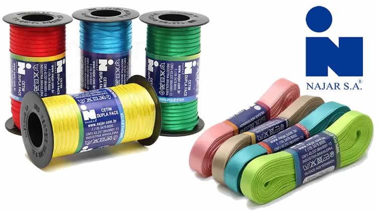 Fitas de Cetim Najar