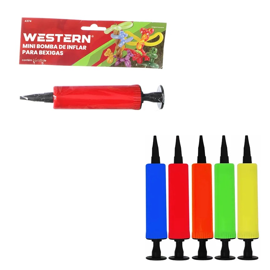 Bomba manual de encher balões