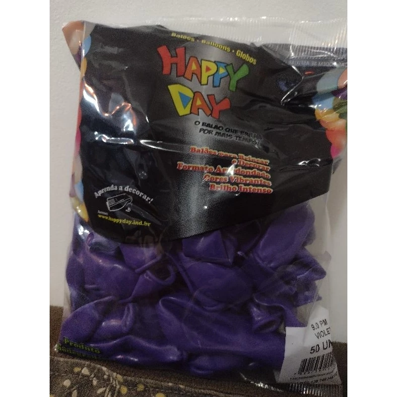 Balão Happy Day 9 polegadas