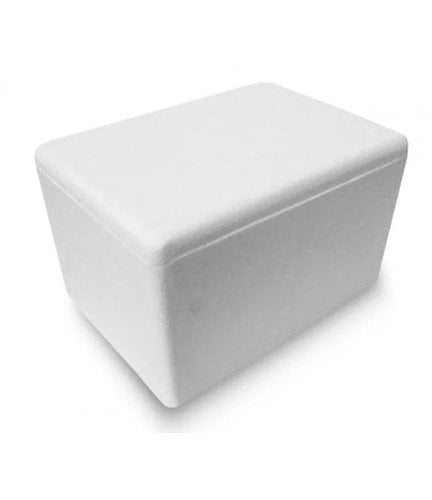 Caixa térmica de isopor 