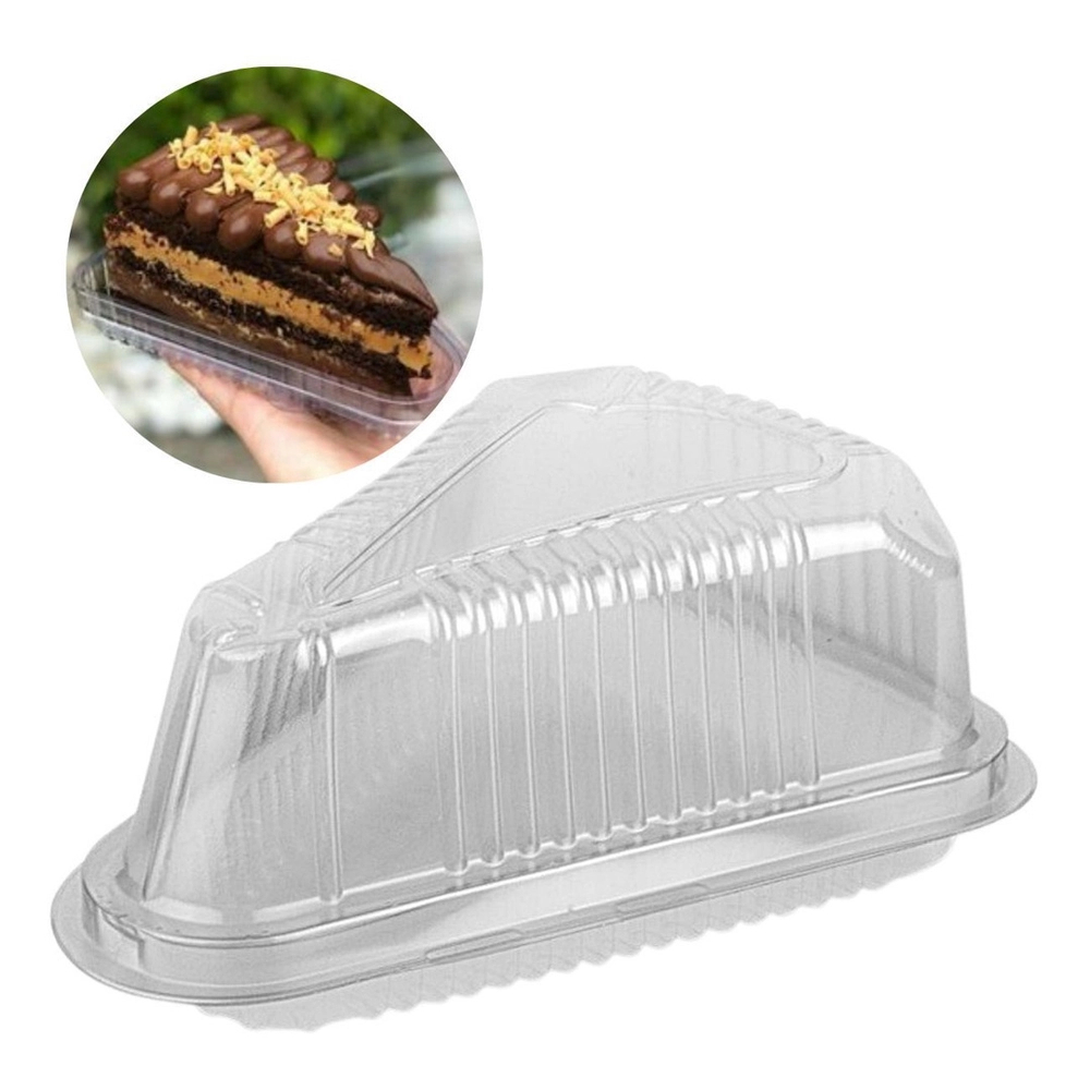 Embalagem para fatia de bolo