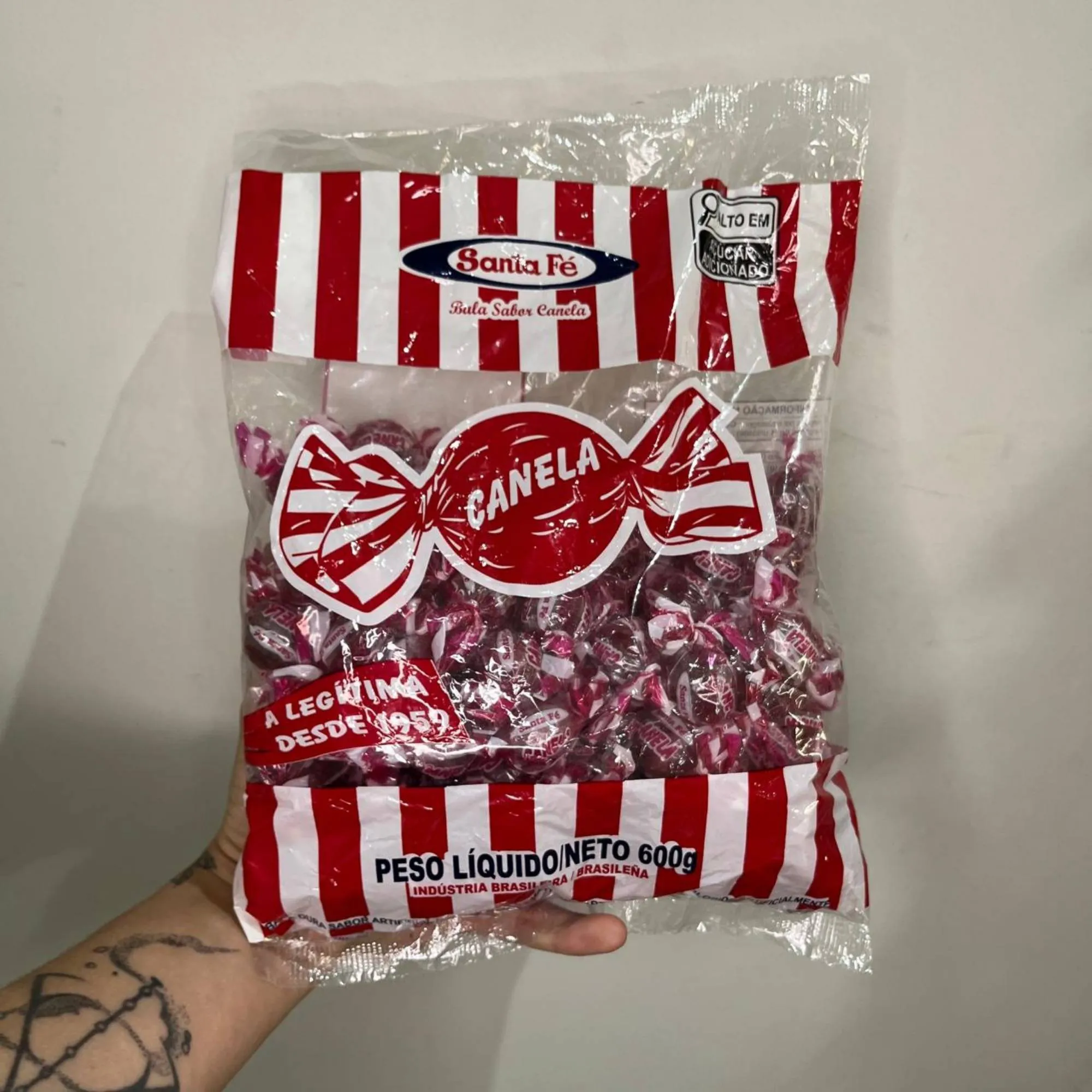 Bala de Canela Santa Fé 600g